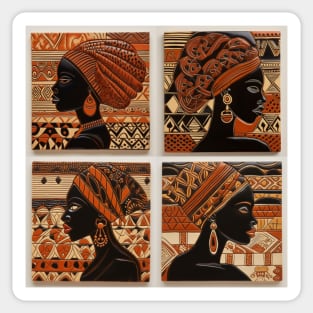 African fashion Sticker